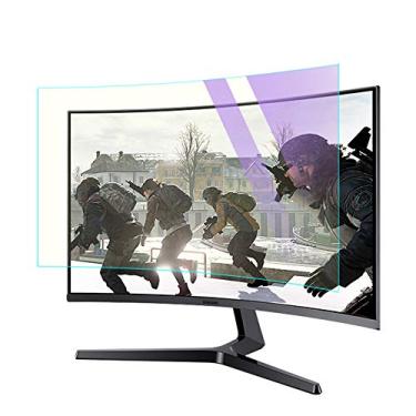 Imagem de CapriTech Filtro protetor de tela antirreflexo antiluz azul para monitor de jogos de 34 polegadas curvo Ultrawide 21:9, alivia a tensão ocular - 32 x 13,6 polegadas (borda estreita)