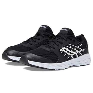 Imagem de Saucony Wind 2.0 Running Shoe, Black/White, 10.5 US Unisex Big Kid