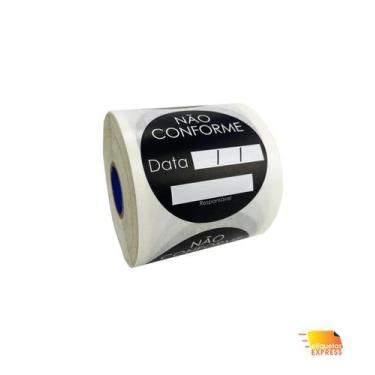 Imagem de Etiqueta Controle de Qualidade Inspeção 60x60mm - 250 Unidades - Etiqu