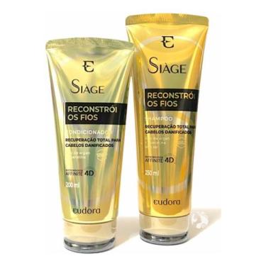 Imagem de Kit Siàge Reconstrói Os Fios Shampoo + Condicionador - Nacional