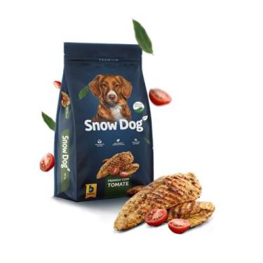 Imagem de Ração Para Cachorro Snow Dog Cães Adulto Frango com Tomate 20Kg