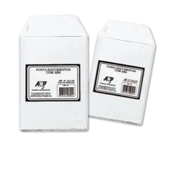 Imagem de Envelope Porta Documento Plástico Com Aba 90x120mm 100 Un. - ACP