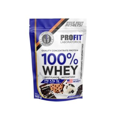 Imagem de 100% Whey Quality Concentrate Protein - 900g Refil Cookies and Cream - Profit