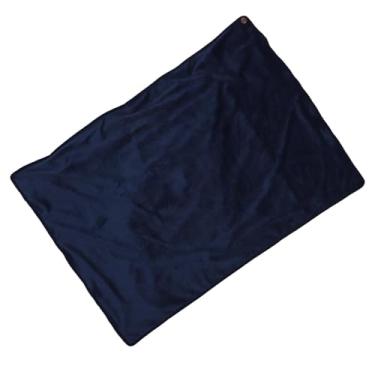 Imagem de Cobertor Aquecido, Cobertor de Aquecimento Rápido Multifuncional de Fibra de Poliéster, Ampla Aplicação, Macio para Pesca (Azul-marinho)