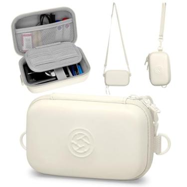 Imagem de HESPLUS Capa de câmera para câmeras digitais e vlogging CAMKORY DC403 FHD 1080P, Kodak PIXPRO FZ55/FZ45 16MP – Bolsa de armazenamento de viagem com tela para baterias, cabos, cartões de memória e