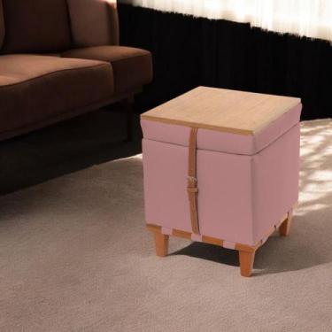 Imagem de Puff com Baú Oculto: Design Sofisticado e Praticidade - Confortse, Ros