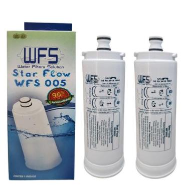 Imagem de Kit 2 Filtro Refil Purificador Masterfrio Rótulo Branco Fino - WFS