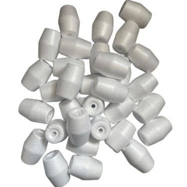 Imagem de Kit 50 Boia Para Rede Cortiça De Isopor Para Pesca Profissional Xaréu 