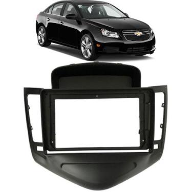 Imagem de Moldura painel cruze 11/16 9 pol chevrolet - Ecarframe, Preto