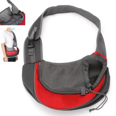 Imagem de Bolsa Canguru Cachorro Cao Gato Pet Carregador Animal de Estimaçao Moc