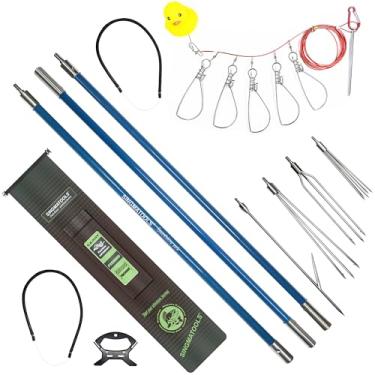 Imagem de SINGMATOOLS Conjunto De Lança De Pesca Submarina, Vara Havaiana, Lança De Fibra De Vidro, Arpão, Equipamento De Pesca Submarina, Pontas Paralisadoras De 3 Pontas, 5,5', Corda De Peixe, Bolsa De Viag
