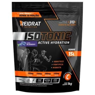 Imagem de 1Kg Isotonico Pouch Reidrat Hidroeletrolítico Rende 15Lts, Blueberry