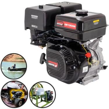 Imagem de Motor Estacionário Combustão Kawashima GE1300B Motor 4T 13cv Ideal Par