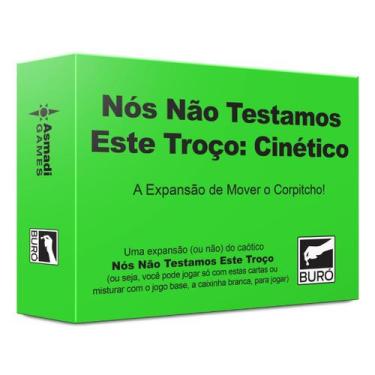 Imagem de Nós Não Testamos Este Troco: Cinético Jogo de Cartas Humor - Buró