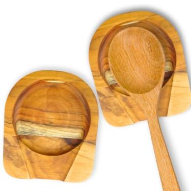 Imagem de Suporte descanso colher talher kit com 2