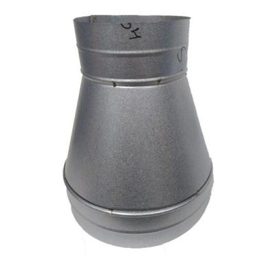 Imagem de Adaptador Redutor De Dutos 200mm Para 150mm Chapa Galvanizada - Friosh