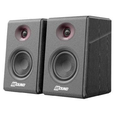 Imagem de Monitor de Áudio Ssound SS-004 80W RMS Bluetooth/Optical/USB/RCA-Preto