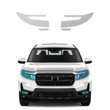 Imagem de FDAIUN Para Honda Ridgeline 2024-2025 Película protetora de tinta pré-cortada 8,5 Mil TPU PPF Clear Car HD Scratch Acessórios externos (faróis + faróis de neblina 4 peças)