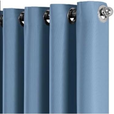 Imagem de Cortina Blackout em Tecido - De 2 até 5 metros de largura. Sala e quarto.(AZUL CLARO-2,70 X 1,70)
