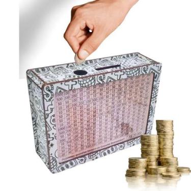 Imagem de Cofre Caixa Dinheiro Wood Box Japones Kakebo Desafio Dinheir - Indústr