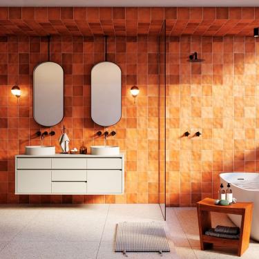 Imagem de Gabinete Aéreo Para Banheiro Em Mdf Close Fendi