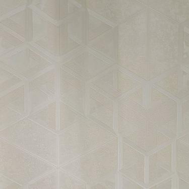 Imagem de Papel De Parede Metropolis 3 Geométrico Bege Mt300801r