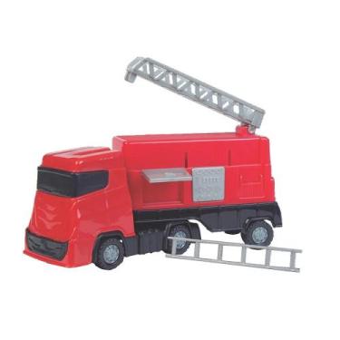 Imagem de SUPER FROTINHA BOMBEIRO  caminhão  brinquedo  profissão  divertido  di