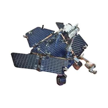 Imagem de Quebra-cabeça UFO De Metal 3D DIY Modelo De Montagem De Nave Espacial 