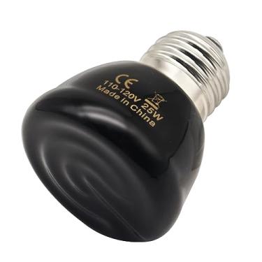 Imagem de Abustle pig Mini Lâmpada De Calor Para Répteis, Emissor Cerâmica Infravermelha 25 W, Lâmpadas Sem Emissores Luz, Anfíbios, Galinheiros, Gatos, Tartarugas, Cobras, Terrário (1, W)