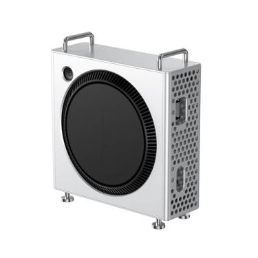 Imagem de Suporte para Mac mini M4 - Suporte vertical de chassi de alumínio para M4 e M4 Pro (2024) - Dissipação de calor otimizada - Suporte de capa para Mac mini M4 - Acessórios para Mac mini M4