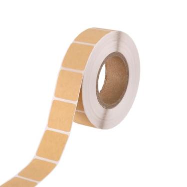 Imagem de BOXOB 1000 peças/1 rolo de pasters de alvo, adesivos autoadesivos quadrados de 0,87 polegadas para papel de papelão e fita de alvo de vidro para prática de tiro e treinamento de alcance