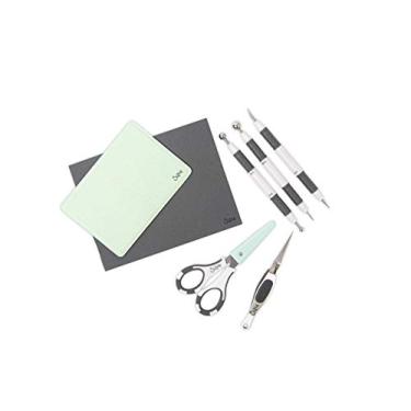Imagem de Sizzix Kit de escultura de papel, álbuns, cartões, acessórios de decoração de casa e papelão, conjunto de 10 peças, multicor, tamanho único, plástico e metal, cinza