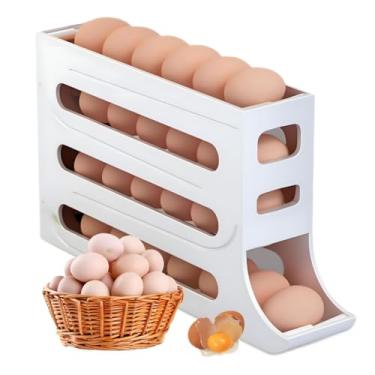 Imagem de Organizador de Ovos para Geladeira, 18 Unidades, Compacto, Resistente