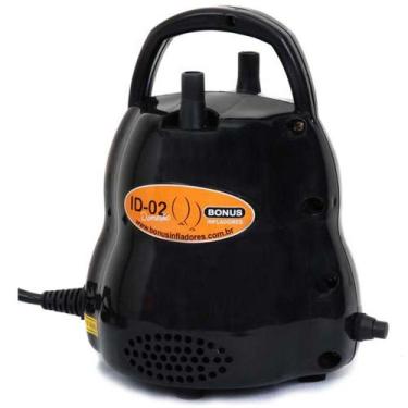 Imagem de Inflador de Balões Bonus 2 Bicos Doméstico Preto - Bônus Infladores, 1