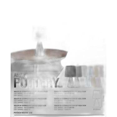 Imagem de Abajur Cerâmica Pottery Preto