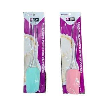 Imagem de Espátula Pão Duro de Silicone com Cabo Plástico – Flexível, Resistente ao Calor, Ideal para Cozinha (2)