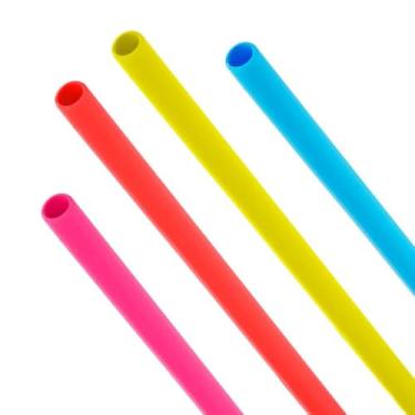 Imagem de Kit Canudo em Silicone e Escova para limpeza