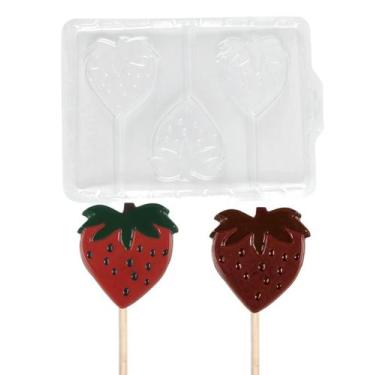 Imagem de 10 Formas Simples Pirulito Morango Fofo Decoração Festa Mesa - San Fel