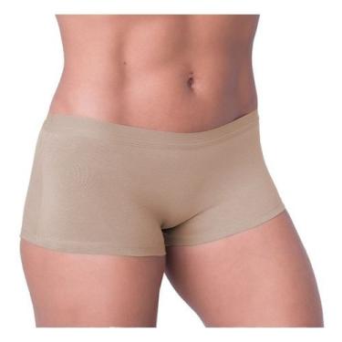 Imagem de Kit 12 Calcinha Boxer Invisível