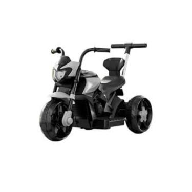 Imagem de Mini Moto Elétrica Infantil Esportiva, 6V, 3km/h, com Empurrador, para Crianças a partir de 3 Anos