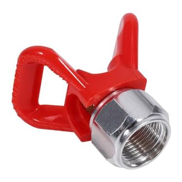 Imagem de Eacam Guarda do Assento do Bico de Pulverizador Sem Ar, Ferramenta Universal de Substituição de Plástico de Metal Vermelho Novo Parafuso G7/8 * 14, 11,47 Mm de Diâmetro