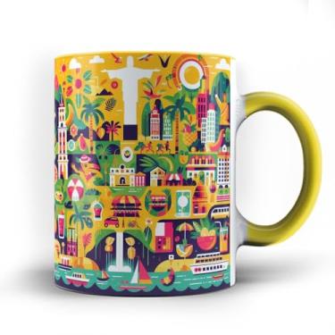 Imagem de Caneca xicara Cidade Maravilhosa Rio de Janeiro Brasil 25e (Branca)