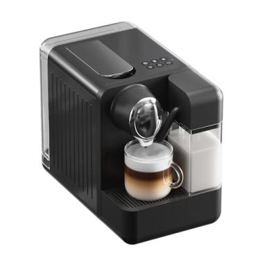 Imagem de JZ.CAFE Máquina De Café Expresso Com Vaporizador De Leite Automático Integrado - Compatível Com Cápsulas De Café De Dose Única, Latte E Cappuccino De Um Toque, Máquina De Café Expresso De Dose Únic