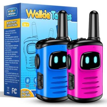 Imagem de Walkie Talkies comedyfun Mini Robots, 3 a 8 anos, pacote com 2