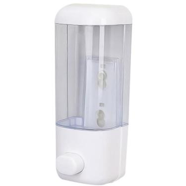 Imagem de Dispenser de Parede Sabonete Álcool Gel Shampoo Casa Hotel Toalete - M