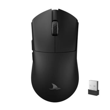 Imagem de Darmoshark M3V2 8K Mouse Para Jogos Sem Fio, Tri-Mode 2.4G/Usb-C/Bluetooth Mouse Até 26000Dpi, Sensor Óptico Paw3395, Peso Leve De 58G, 5 Botões Programáveis,Computador para laptop,PC,Mac(Preto)