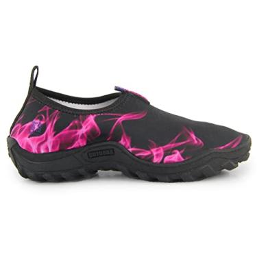Imagem de Sapatilha Aquática Neoprene Náutica Antiderrapante Seca Rápido Unissex Leve Flexível Híbrida Versátil para Trilhas Cachoeira Bike Pesca Praia Aventura (Rosa Neon, BR, Adulto, Numérico, 35)