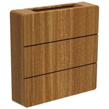 Imagem de Arandela Pilar Madeira Led 3000K 6W - Taschibra