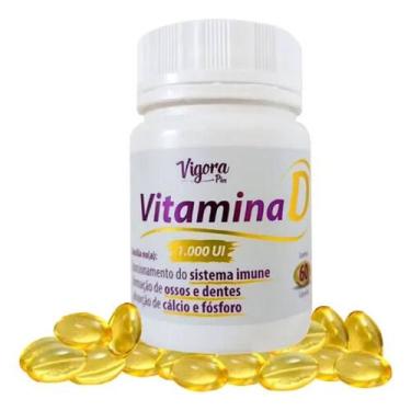Imagem de Vitamina D 1.000 Ui Vigora Plus 60 Cápsulas - Prati - Prati, Donaduzzi