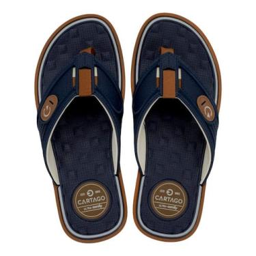 Imagem de Chinelo Masculino Cartago Lyon IV Dedo REF: 12531, Bege, 41